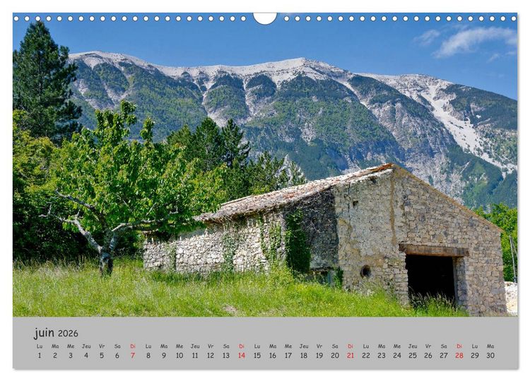 Produktbild: Le Mont Ventoux Le g&eacute;ant de Provence (Calendrier mural 2026 DIN A3 vertical), CALVENDO calendrier mensuel