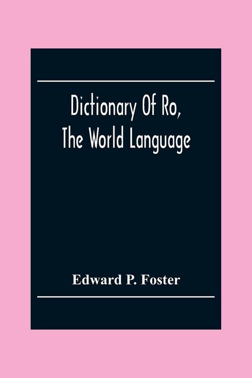 Produktbild: Dictionary Of Ro, The World Language