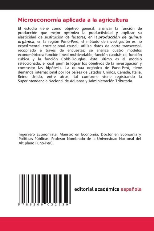 Produktbild: Microeconom&iacute;a aplicada a la agricultura