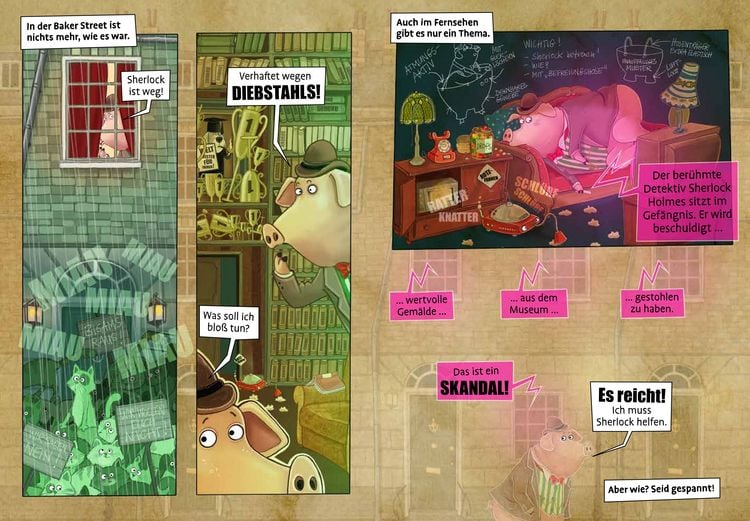 Produktbild: Sherlock Holmes & Dr. Watson. Die diebische Mumie (Band 3)