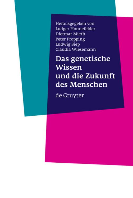 Produktbild: Das genetische Wissen und die Zukunft des Menschen