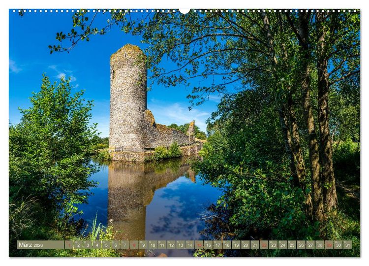 Produktbild: Burgen in Rheinland-Pfalz (hochwertiger Premium Wandkalender 2026 DIN A2 quer), Kunstdruck in Hochglanz