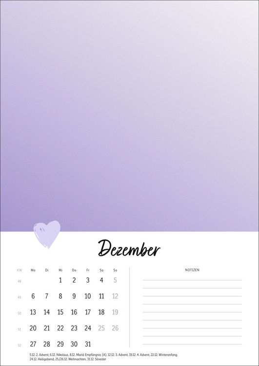 Produktbild: Kreativkalender Mit Liebe gemacht A4 2027