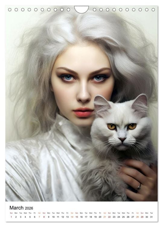 Produktbild: Meow and Forever (Wall Calendar 2026 DIN A4 portrait), CALVENDO 12 Month Wall Calendar