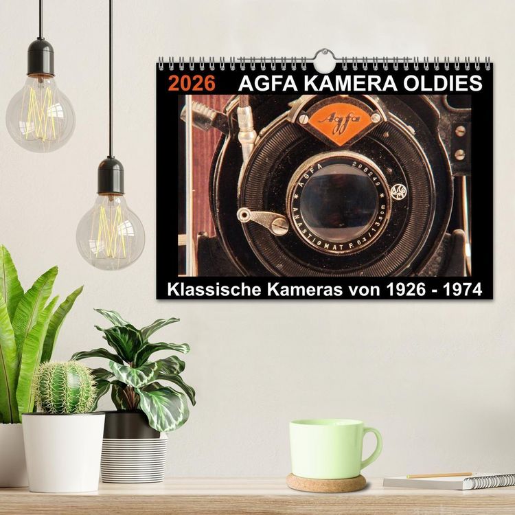 Produktbild: AGFA KAMERA OLDIES Klassische Kameras von 1926 - 1974 (Wandkalender 2026 DIN A4 quer), CALVENDO Monatskalender