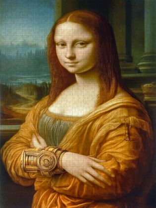 Produktbild: CALVENDO Puzzle Mona Lisa KI | 1000 Teile Lege-Gr&ouml;&szlig;e 64x48cm Foto-Puzzle f&uuml;r gl&uuml;ckliche Stunden