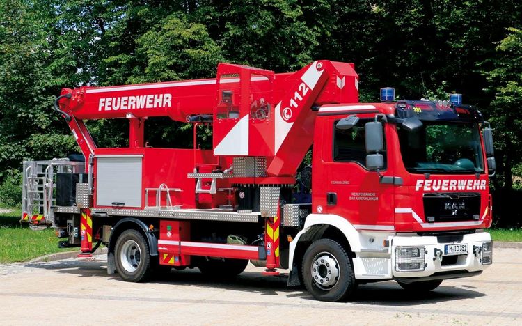 Produktbild: Feuerwehrfahrzeuge im Landkreis M&uuml;nchen