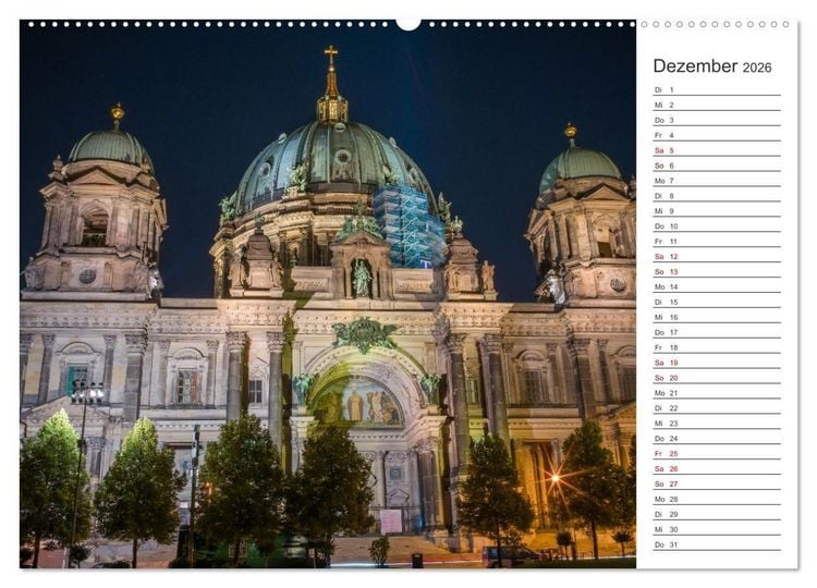 Produktbild: Berlin-Zentrum - Der Planer (Wandkalender 2026 DIN A2 quer), CALVENDO Monatskalender
