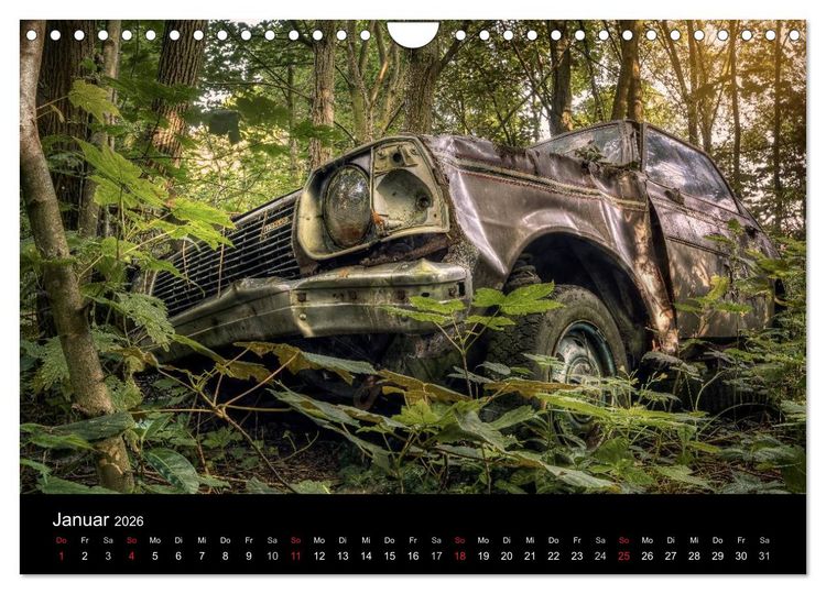 Produktbild: Rostlauben - vergessene Klassiker (Wandkalender 2026 DIN A4 quer), CALVENDO Monatskalender