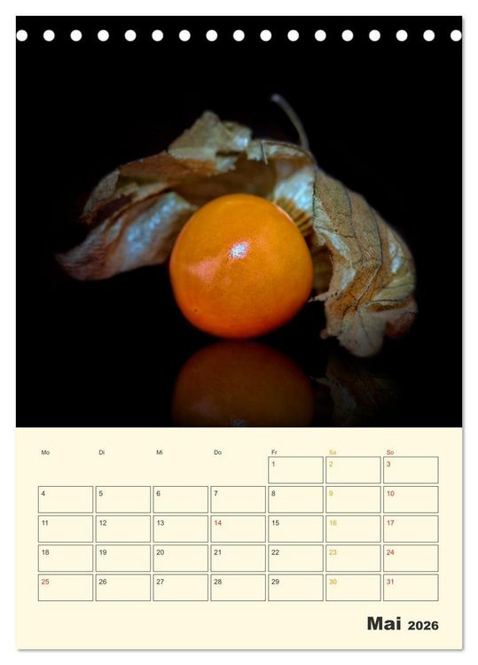 Produktbild: Allerlei Fr&uuml;chte (Tischkalender 2026 DIN A5 hoch), CALVENDO Monatskalender