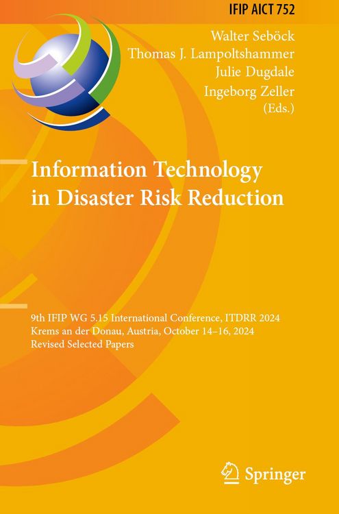 Produktbild: Information Technology in Disaster Risk Reduction