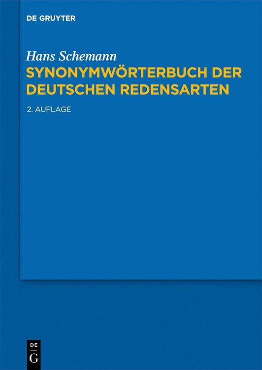Produktbild: Synonymw&ouml;rterbuch der deutschen Redensarten