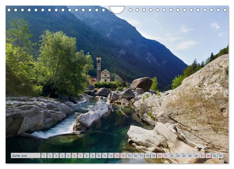 Produktbild: SWISS APLINE EMOTIONS (Wall Calendar 2026 DIN A4 landscape), CALVENDO 12 Month Wall Calendar