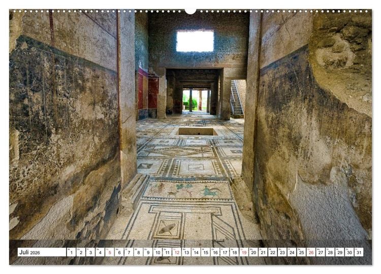 Produktbild: Versteinerte Stadt Pompeji (Wandkalender 2026 DIN A2 quer), CALVENDO Monatskalender