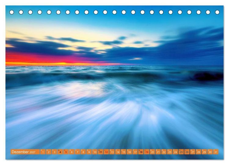 Produktbild: Ostsee in Langzeitbelichtung (Tischkalender 2027 DIN A5 quer), CALVENDO Monatskalender