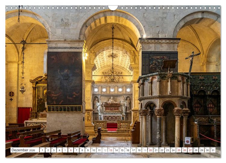 Produktbild: Kroatien - Welterbe Trogir (Wandkalender 2026 DIN A3 quer), CALVENDO Monatskalender