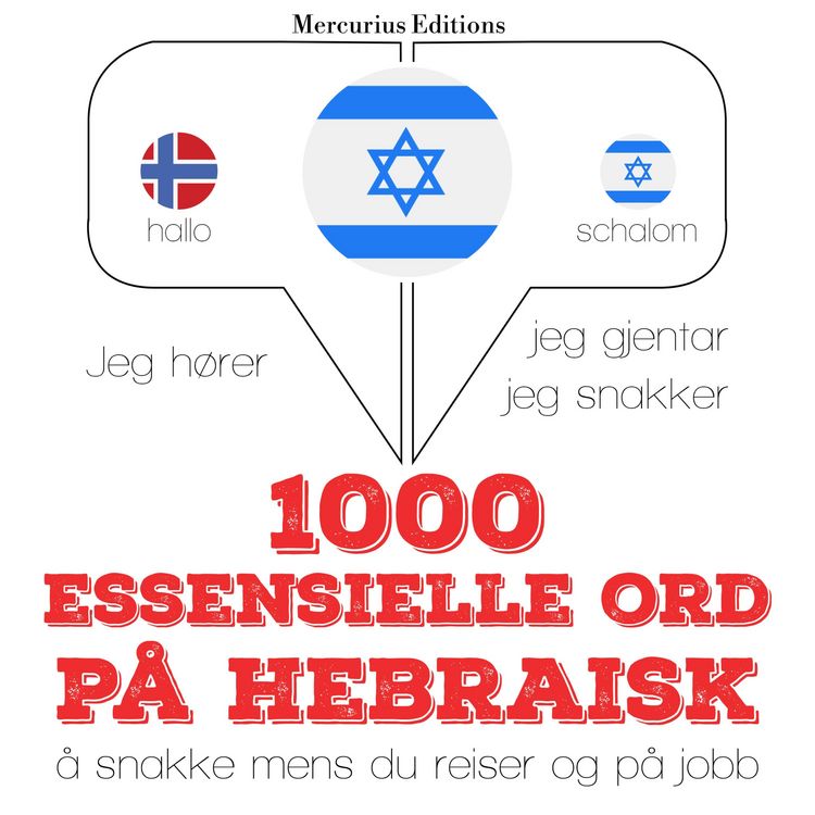Produktbild: 1000 essensielle ord p&aring; hebraisk