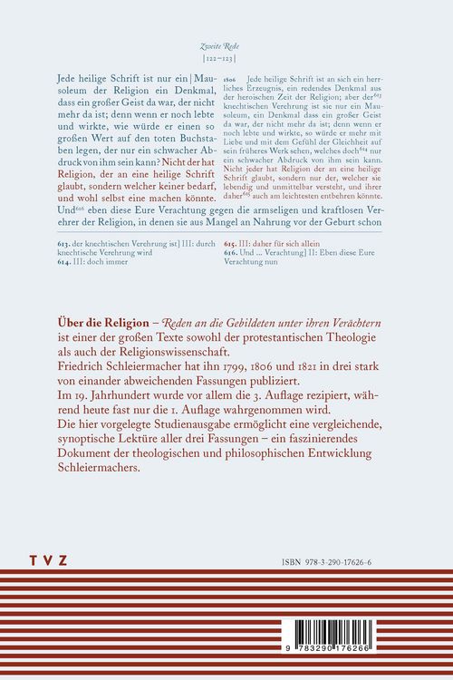 Produktbild: &Uuml;ber die Religion