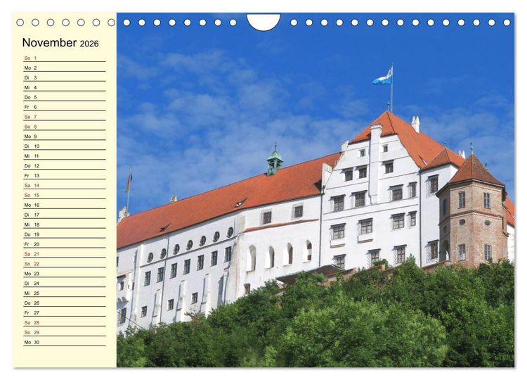 Produktbild: Landshut erleben (Wandkalender 2026 DIN A4 quer), CALVENDO Monatskalender