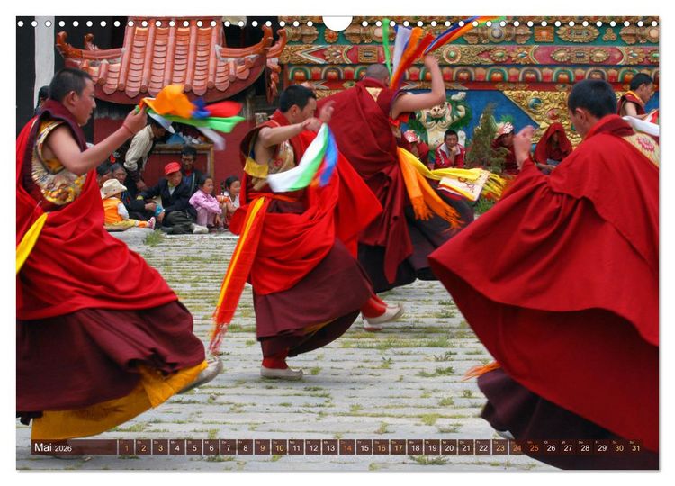 Produktbild: Tibet bewegt (Wandkalender 2026 DIN A3 quer), CALVENDO Monatskalender