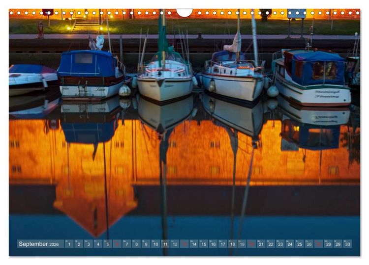 Produktbild: Nordfriesland dunkelbunt &ndash; zwischen T&ouml;nning und Sankt Peter-Ording (Wandkalender 2026 DIN A3 quer), CALVENDO Monatskalender