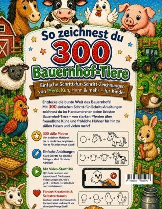 Produktbild: So zeichnest du 300 Bauernhof-Tiere