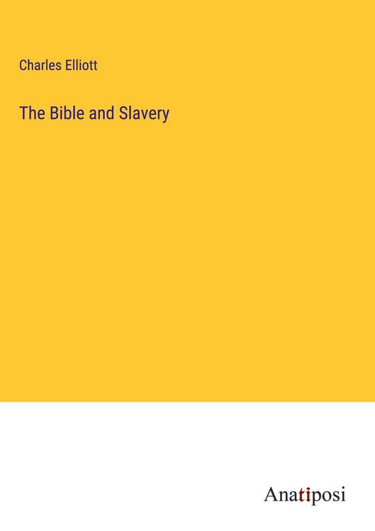 Produktbild: The Bible and Slavery