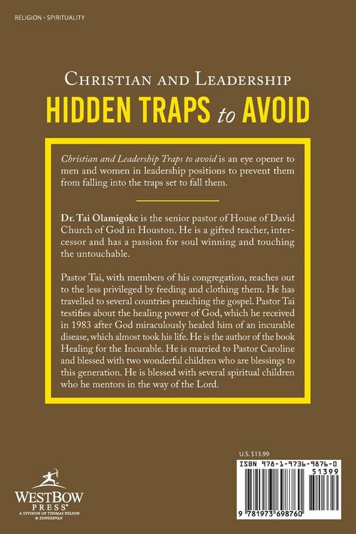 Produktbild: Christian and Leadership Hidden Traps to Avoid