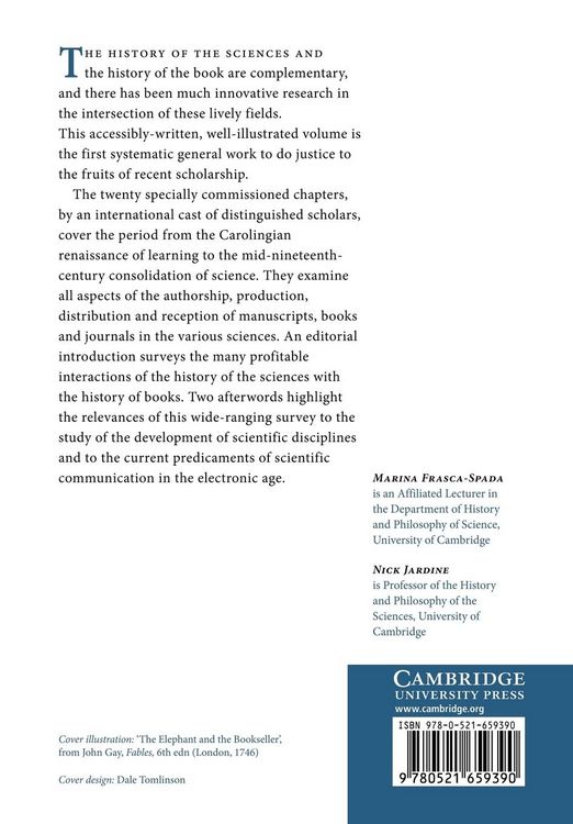Produktbild: Books and the Sciences in History