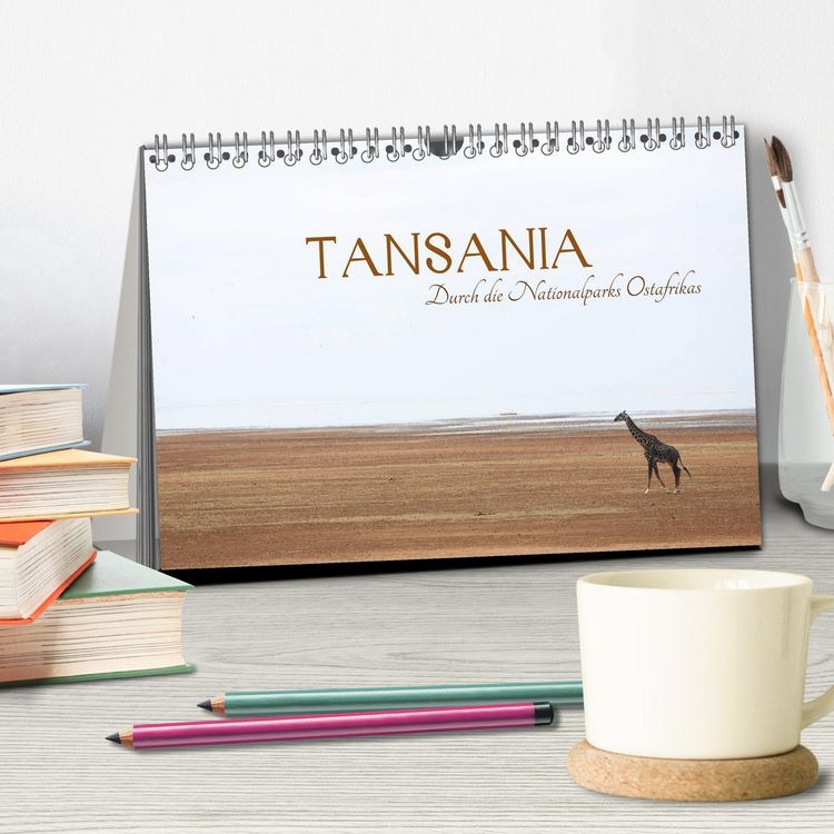 Produktbild: Tansania - Durch die Nationalparks Ostafrikas (Tischkalender 2026 DIN A5 quer), CALVENDO Monatskalender