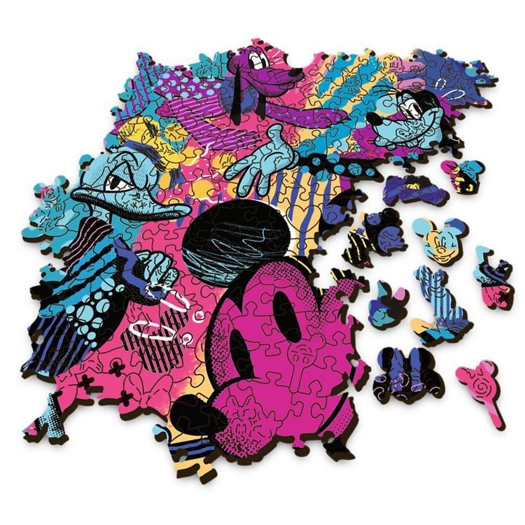 Produktbild: Holz Puzzle Sonderform 500 + 5 - Mickey Mouse