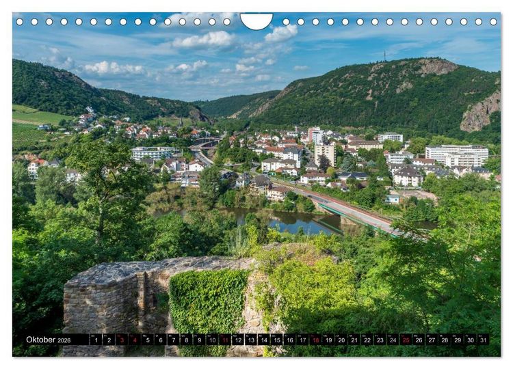 Produktbild: Nahe-Romantik: Bad M&uuml;nster am Stein-Ebernburg (Wandkalender 2026 DIN A4 quer), CALVENDO Monatskalender