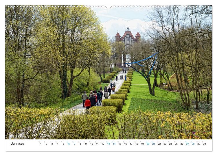 Produktbild: Die Havel entlang - Brandenburg, Rathenow, Havelberg (hochwertiger Premium Wandkalender 2026 DIN A2 quer), Kunstdruck in Hochglanz
