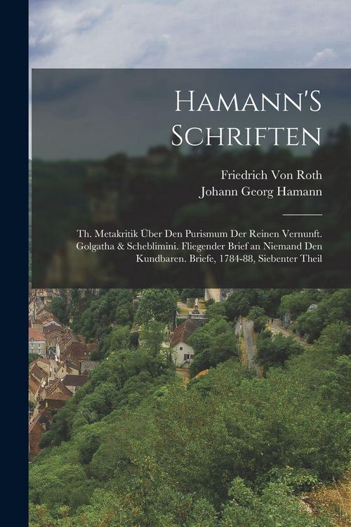 Produktbild: Hamann'S Schriften