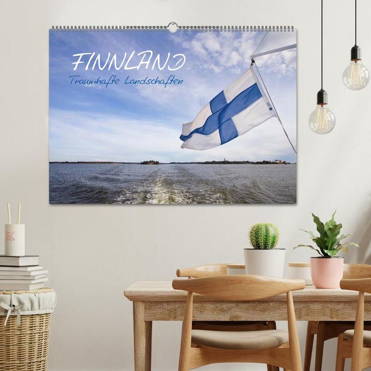 Produktbild: FINNLAND &ndash; Traumhafte Landschaften (CH - Version) (Wandkalender 2026 DIN A2 quer), CALVENDO Monatskalender
