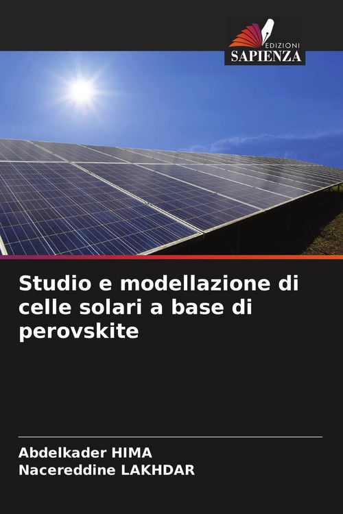 Produktbild: Studio e modellazione di celle solari a base di perovskite