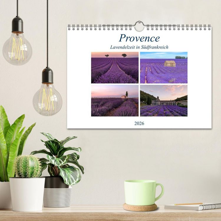 Produktbild: Provence, Lavendelzeit in S&uuml;dfrankreich (Wandkalender 2026 DIN A4 quer), CALVENDO Monatskalender