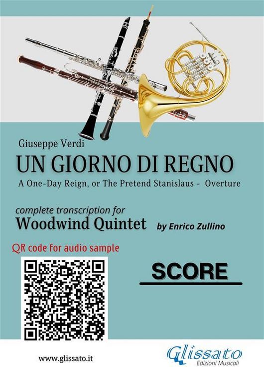 Produktbild: Woodwind Quintet Score "Un giorno di regno"