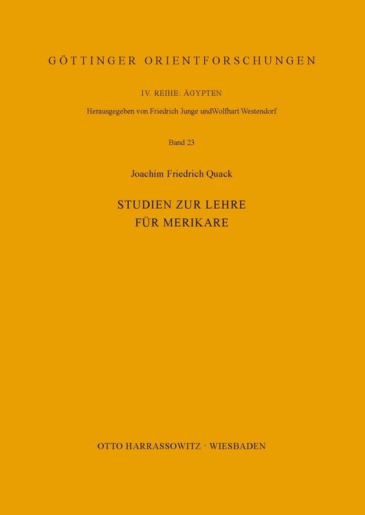 Produktbild: Studien zur Lehre f&uuml;r Merikare