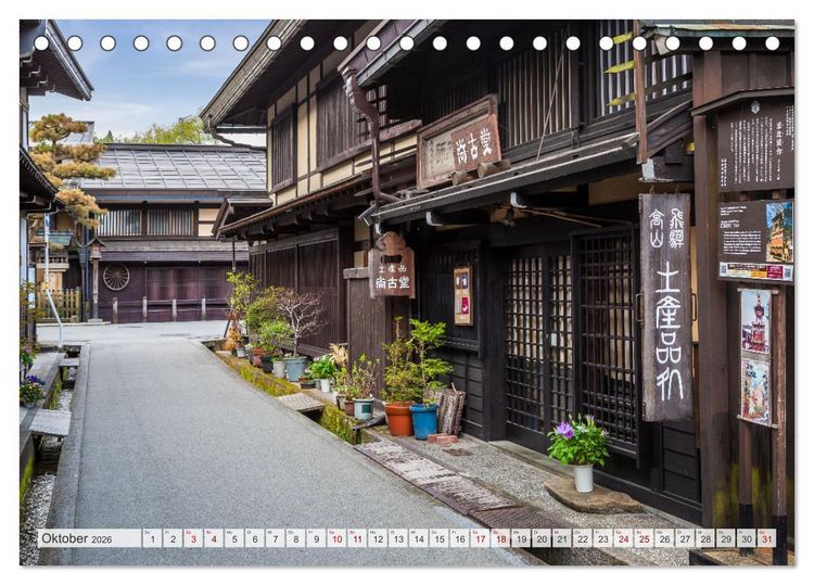 Produktbild: JAPAN Reise durch Zeit und Sch&ouml;nheit (Tischkalender 2026 DIN A5 quer), CALVENDO Monatskalender