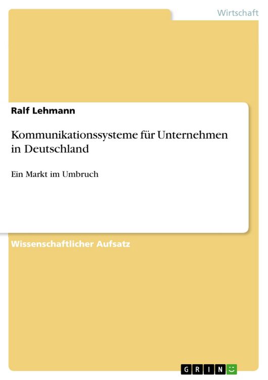 Produktbild: Kommunikationssysteme f&uuml;r Unternehmen in Deutschland