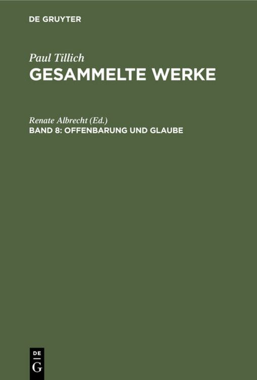 Produktbild: Offenbarung und Glaube