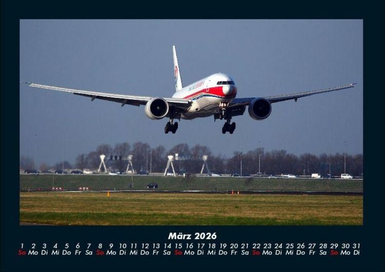 Produktbild: Flugzeuge 2026 Fotokalender DIN A4