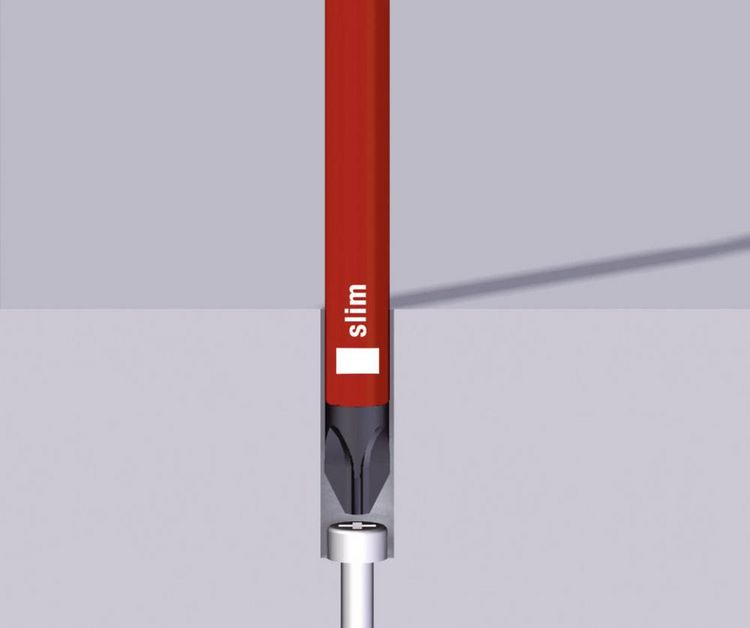 Produktbild: Wiha 35396 VDE Kreuzschlitz-Schraubendreher PZ 2 Klingenl&auml;nge: 100mm DIN ISO 8764