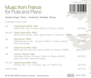 Produktbild: Music from France for Flute & Paino