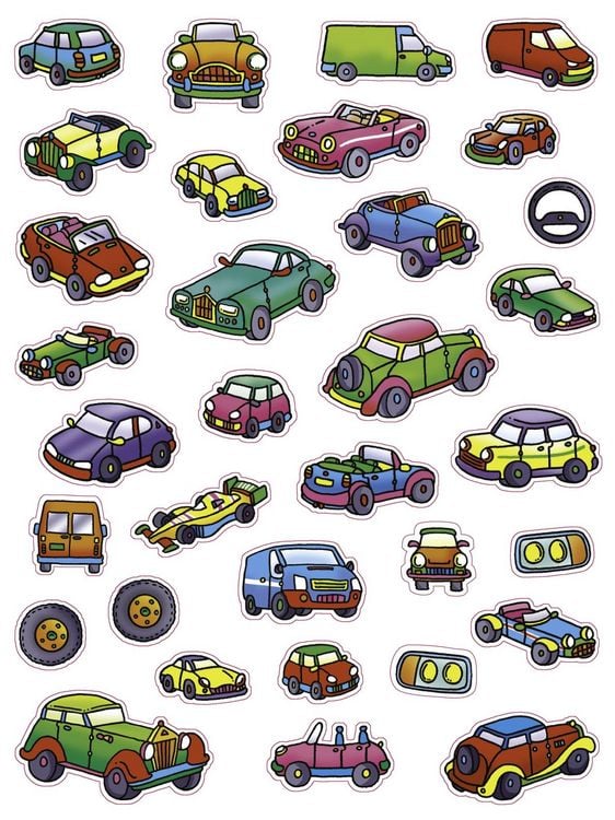 Produktbild: 555 Sticker Autos