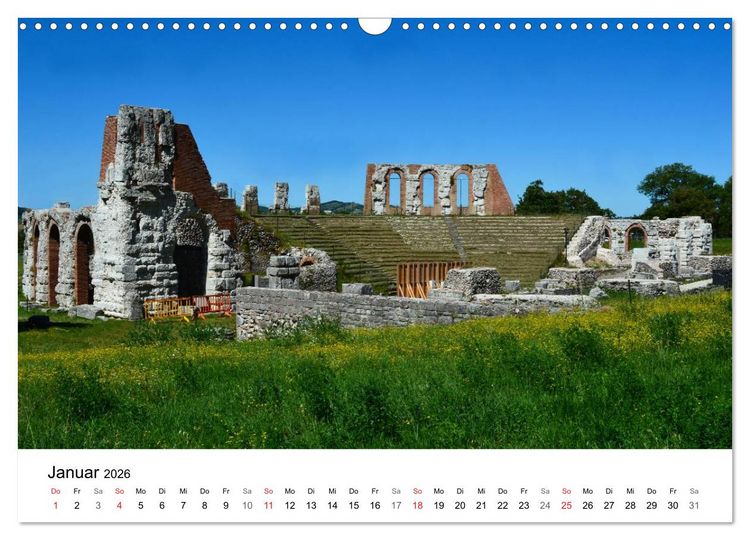Produktbild: Gubbio - die mittelalterliche Stadt in Umbrien (Wandkalender 2026 DIN A3 quer), CALVENDO Monatskalender