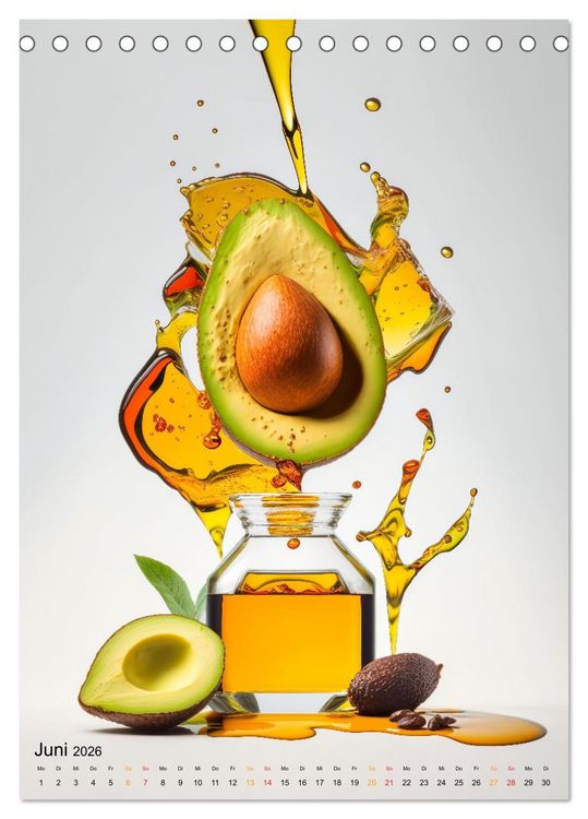 Produktbild: Oliven&ouml;l lecker und gesund (Tischkalender 2026 DIN A5 hoch), CALVENDO Monatskalender