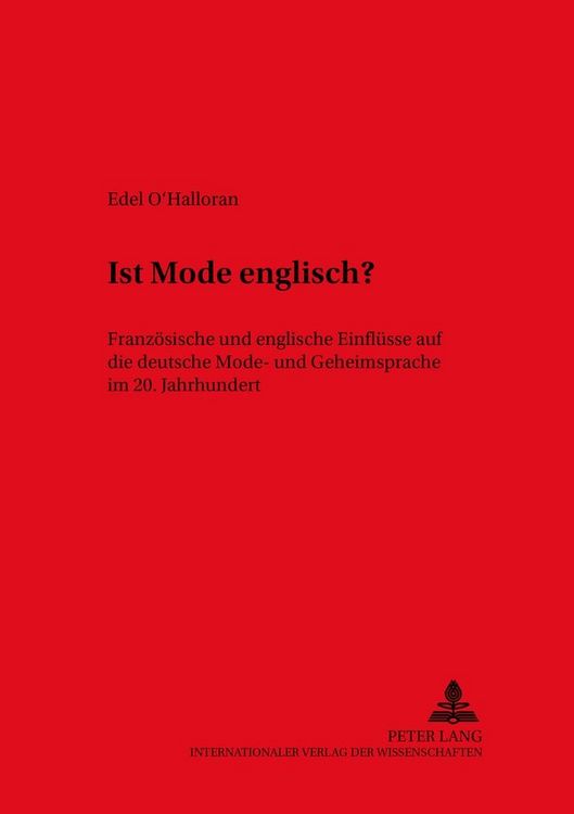 Produktbild: Ist Mode englisch?