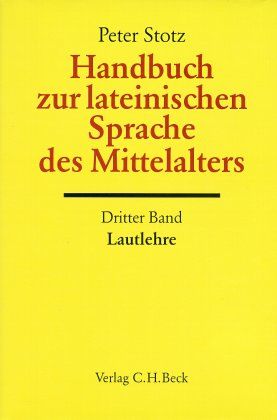 Produktbild: Handbuch zur lateinischen Sprache des Mittelalters. Tl.3